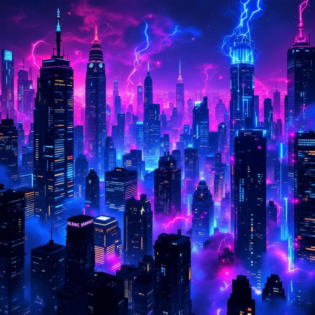 EDM AI Album Cover