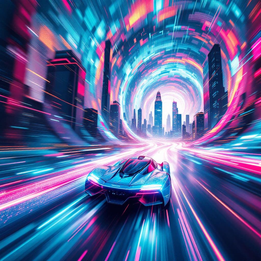 Techno AI Album Cover
