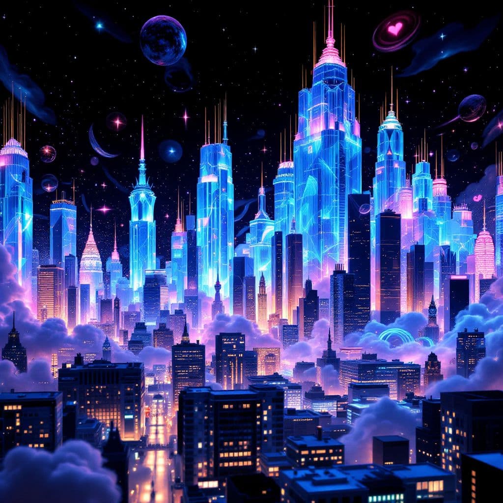 EDM AI Album Cover