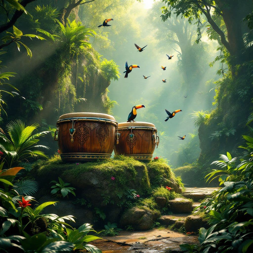 Afrobeat AI Album Cover