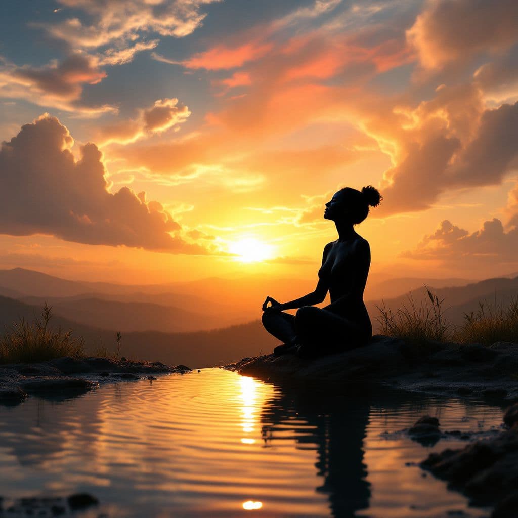 Meditation AI Album Cover