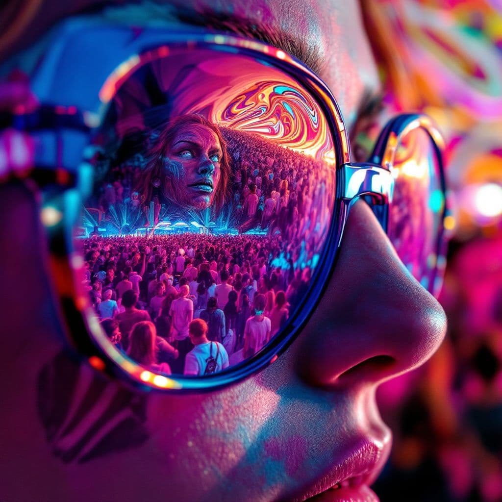 EDM AI Album Cover