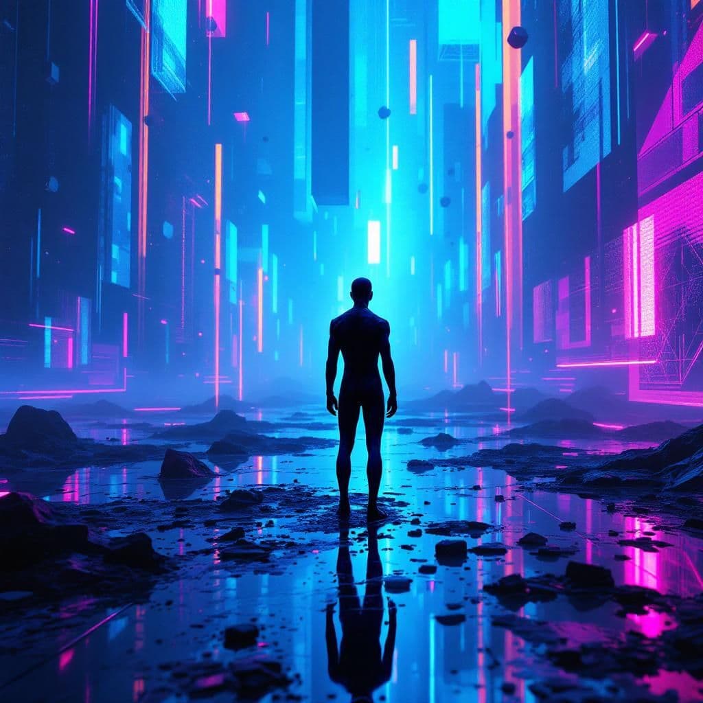 Techno AI Album Cover