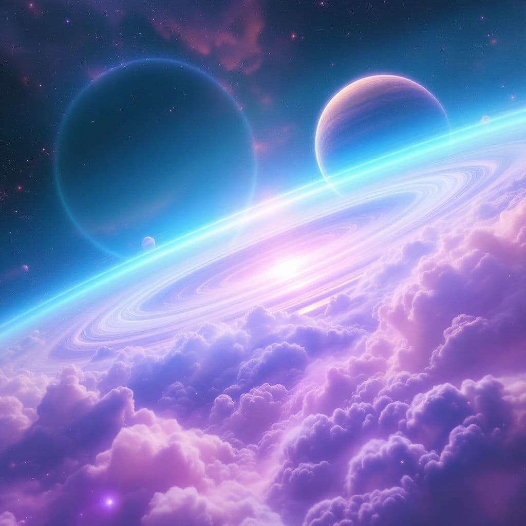 Synth-Pop AI Album Cover