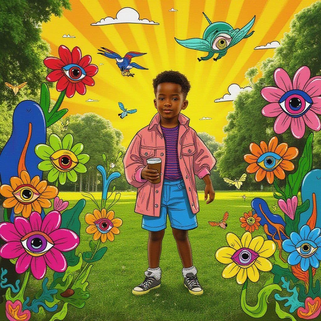 Afrobeat AI Album Cover