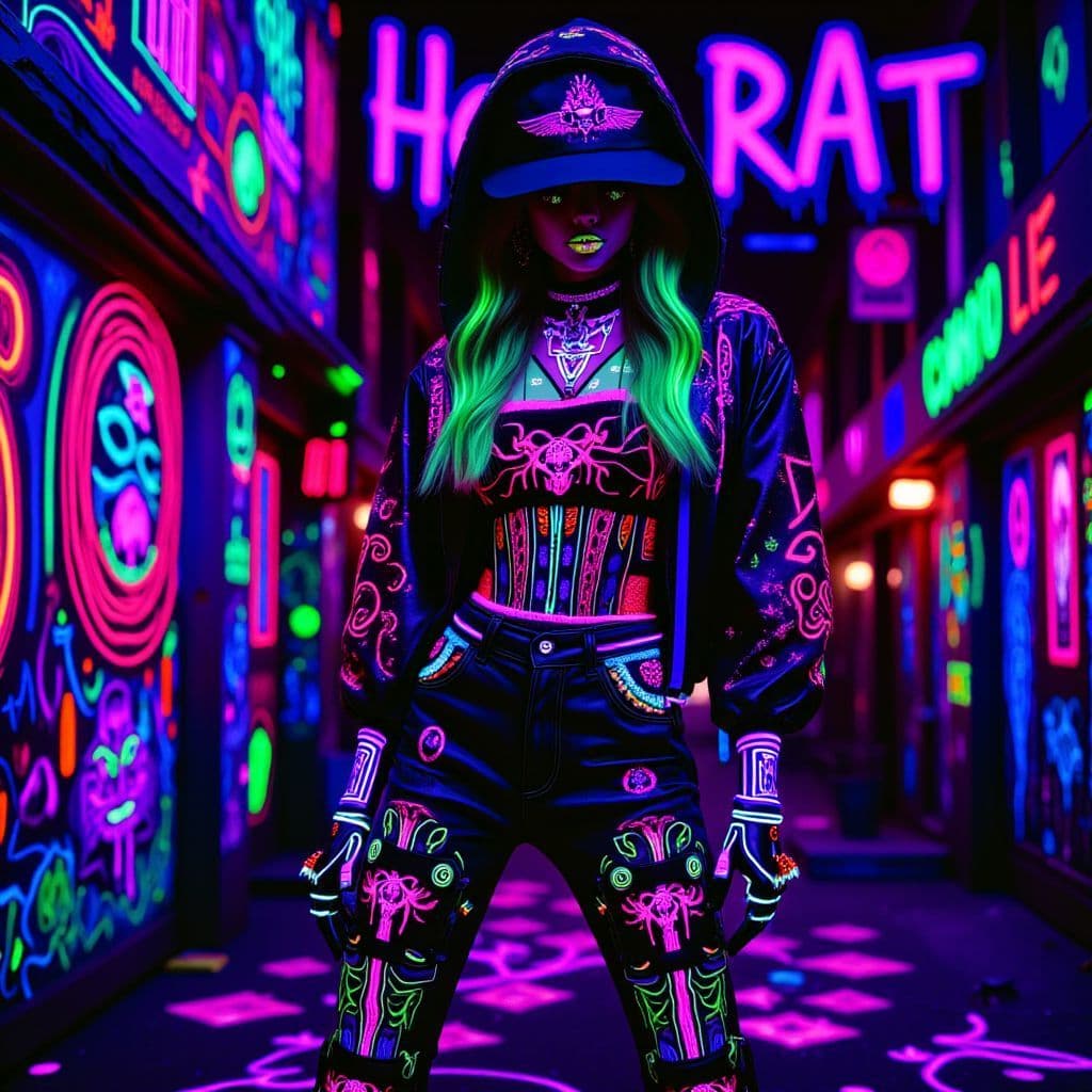 Hip-Hop AI Album Cover