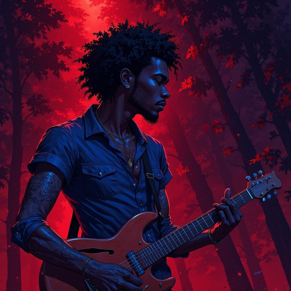 Afrobeat AI Album Cover