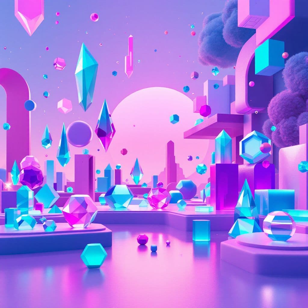 Synth-Pop AI Album Cover