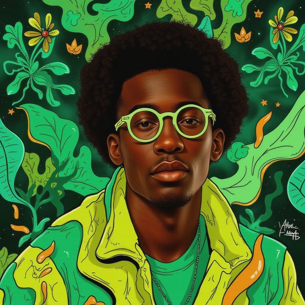 Afrobeat AI Album Cover