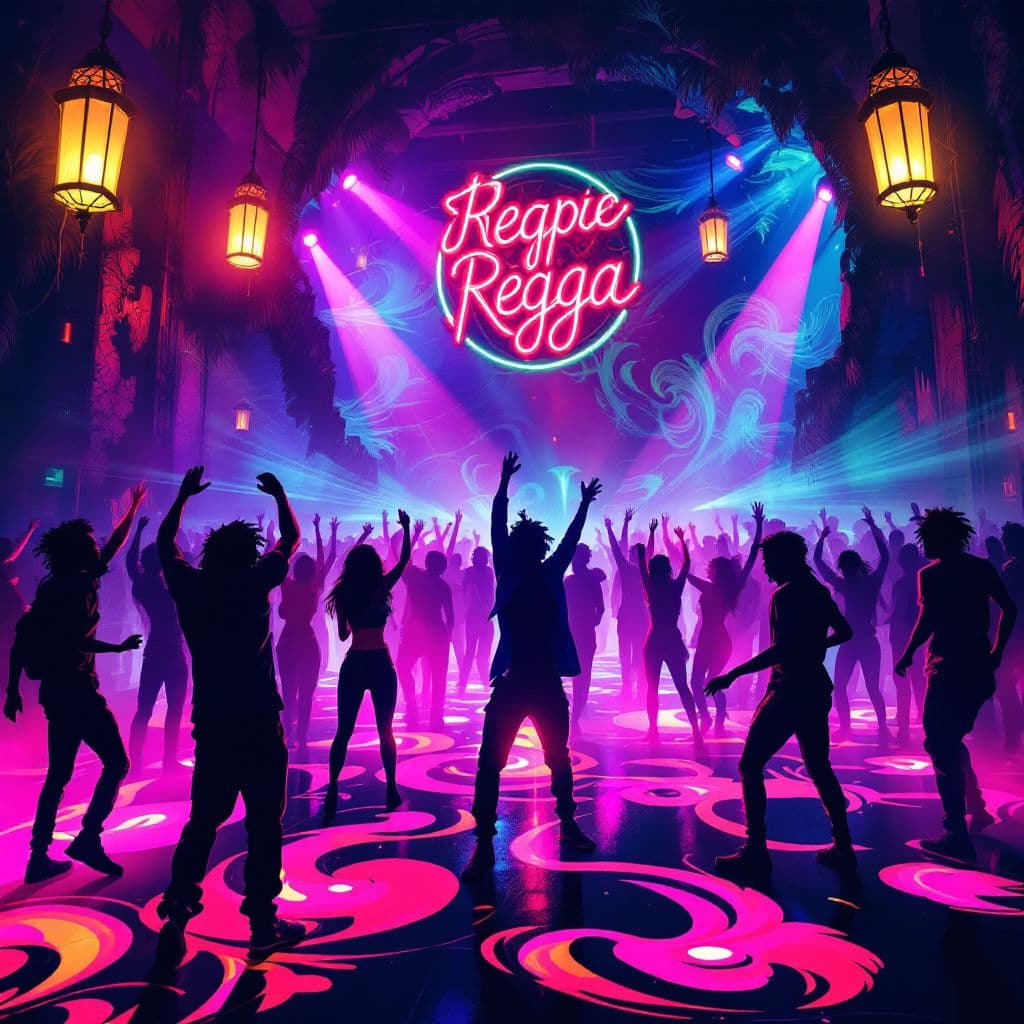 Reggaeton AI Album Cover