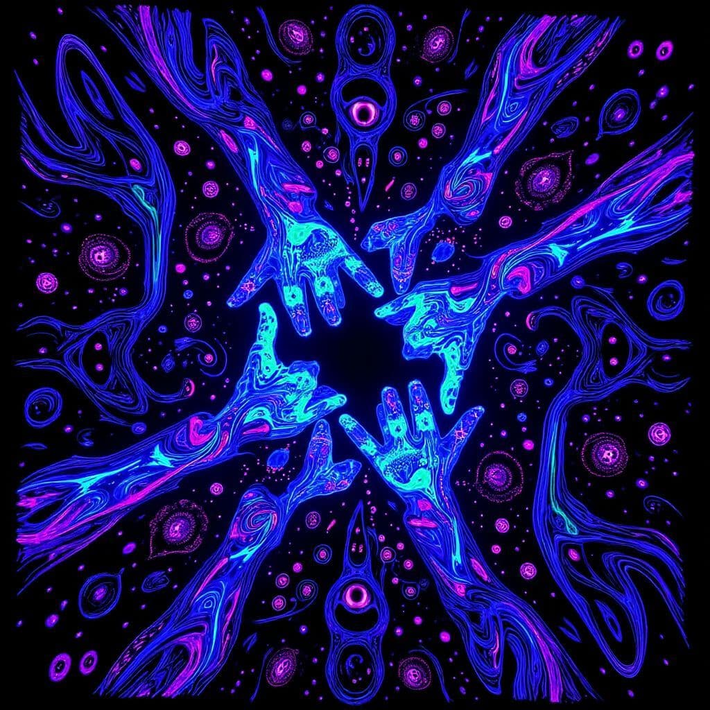 EDM AI Album Cover
