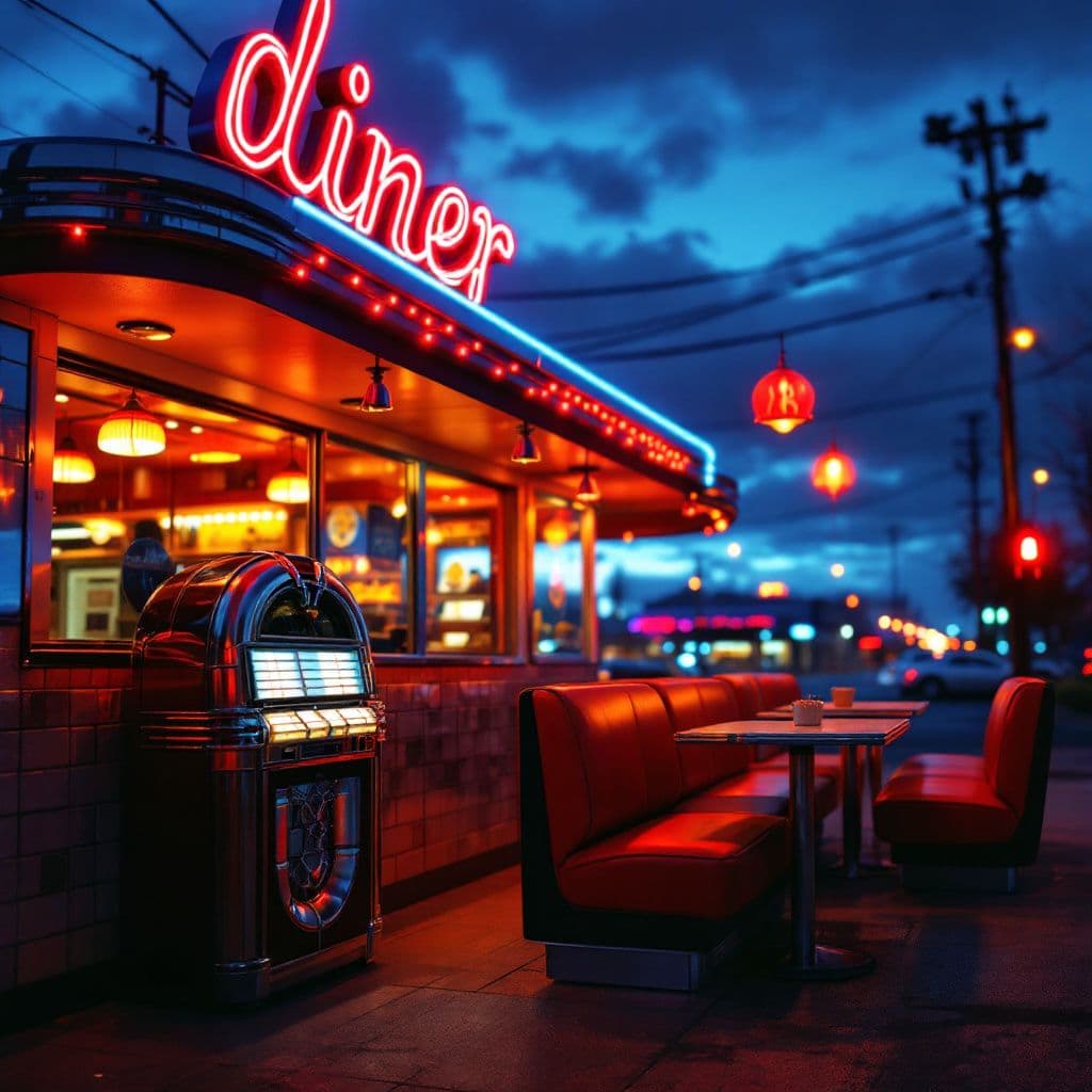 Americana AI Album Cover