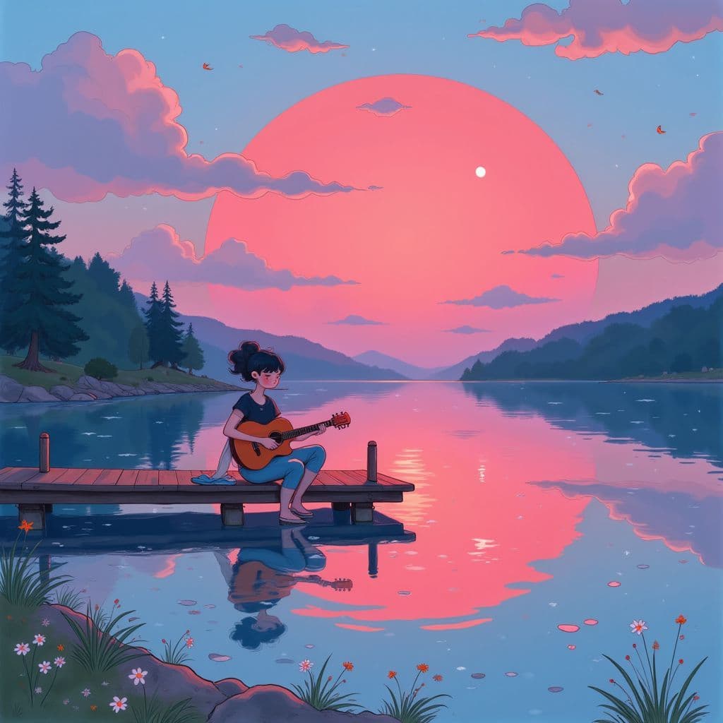 Lo-Fi AI Album Cover
