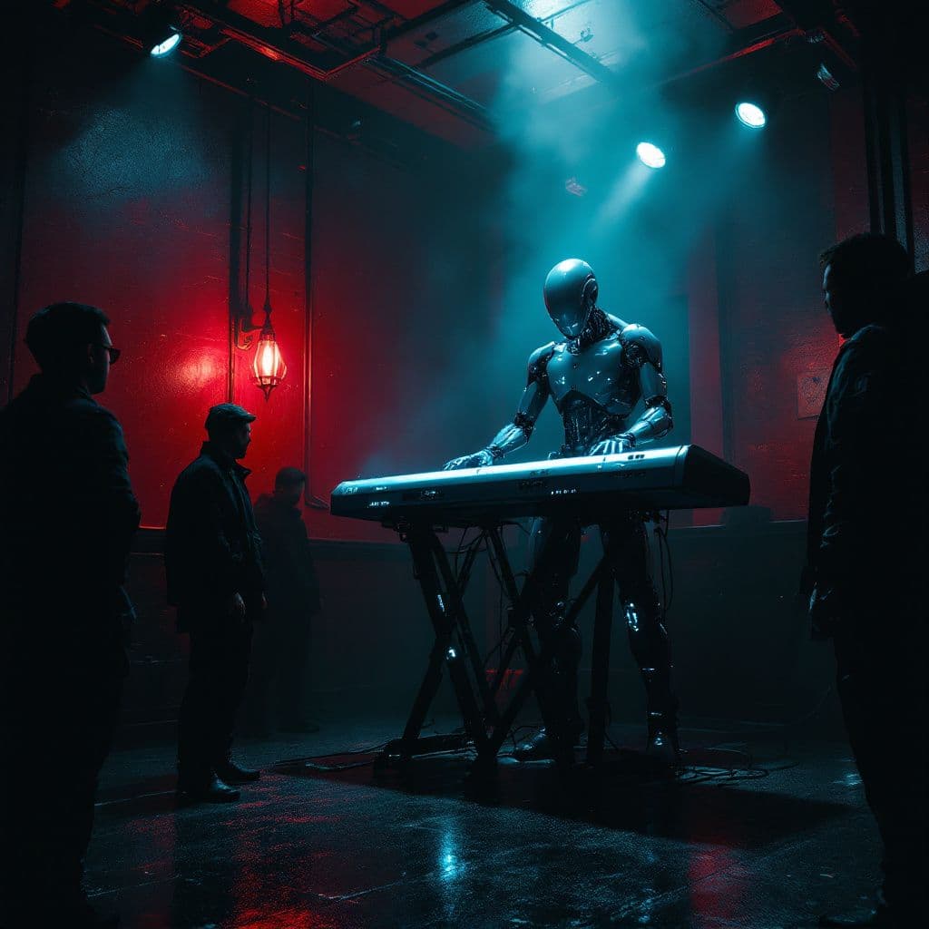 Techno AI Album Cover