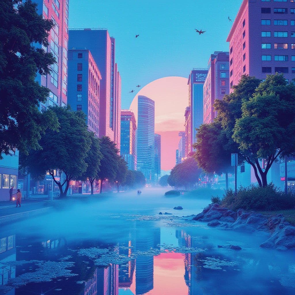 Electronic AI Album Cover