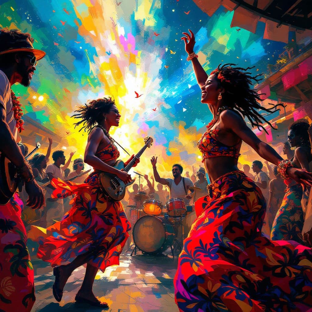 Reggaeton AI Album Cover