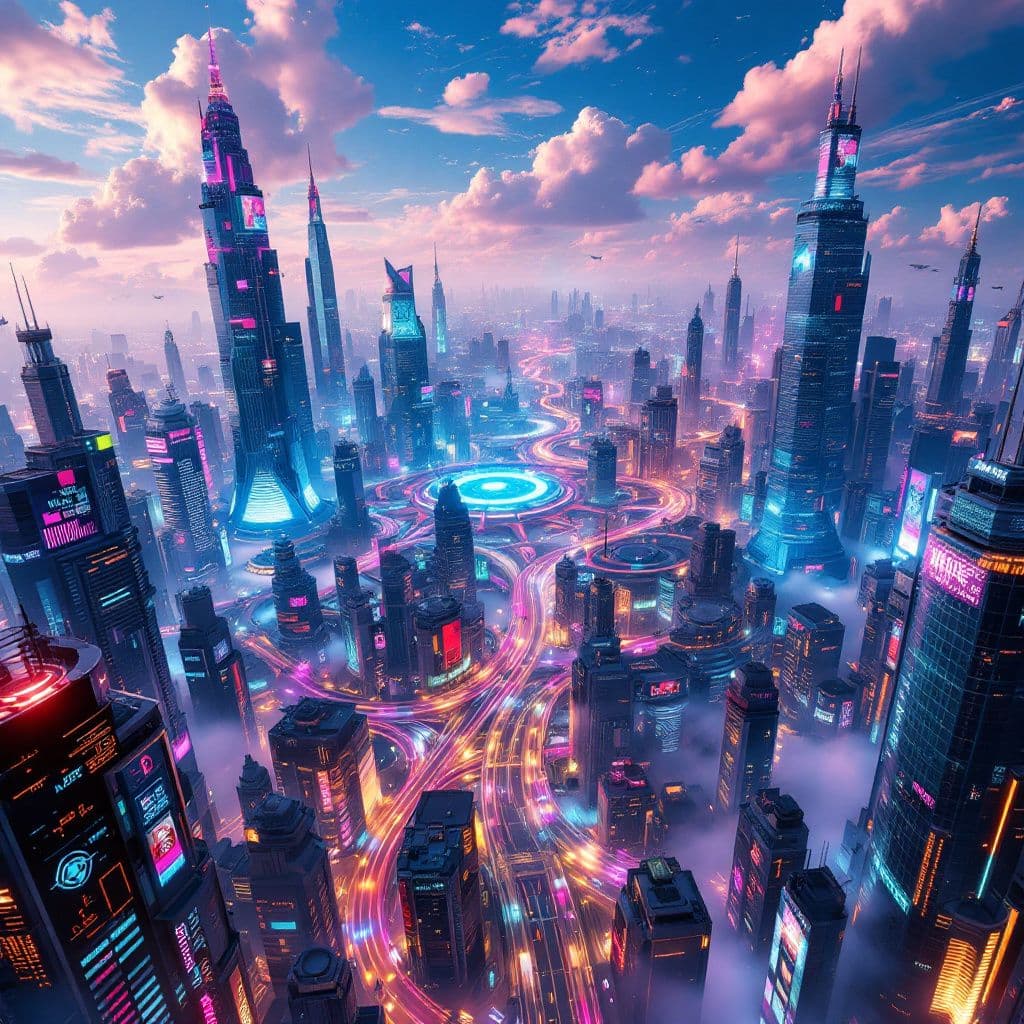 Techno AI Album Cover