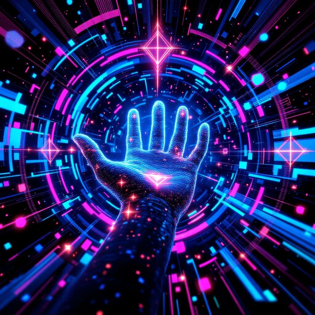 Techno AI Album Cover