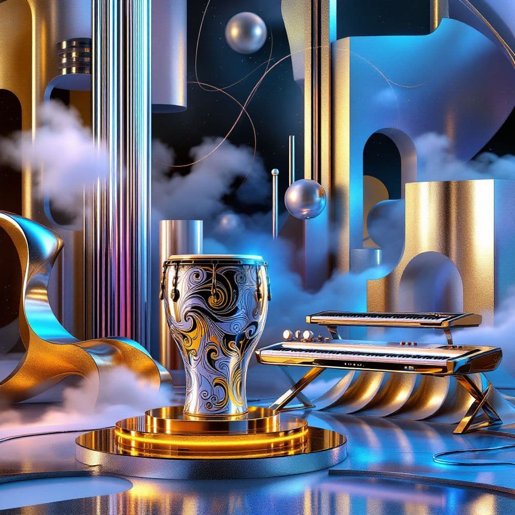 Afrobeat AI Album Cover