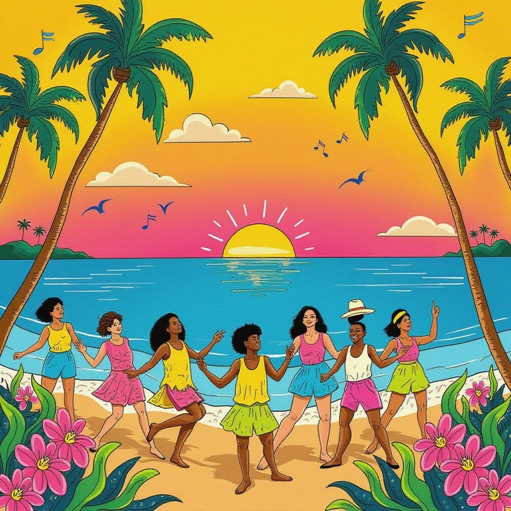 Reggaeton AI Album Cover