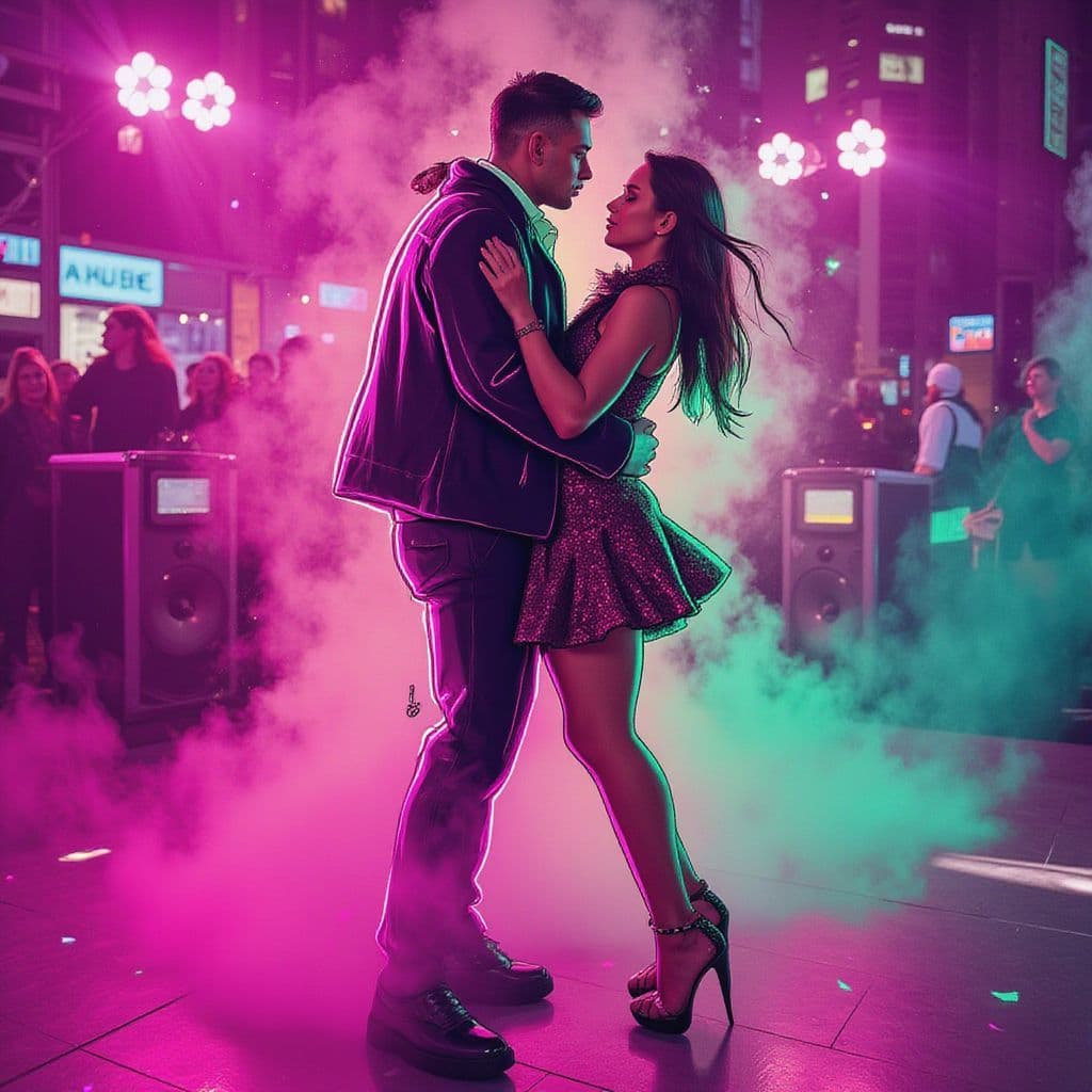 Reggaeton AI Album Cover