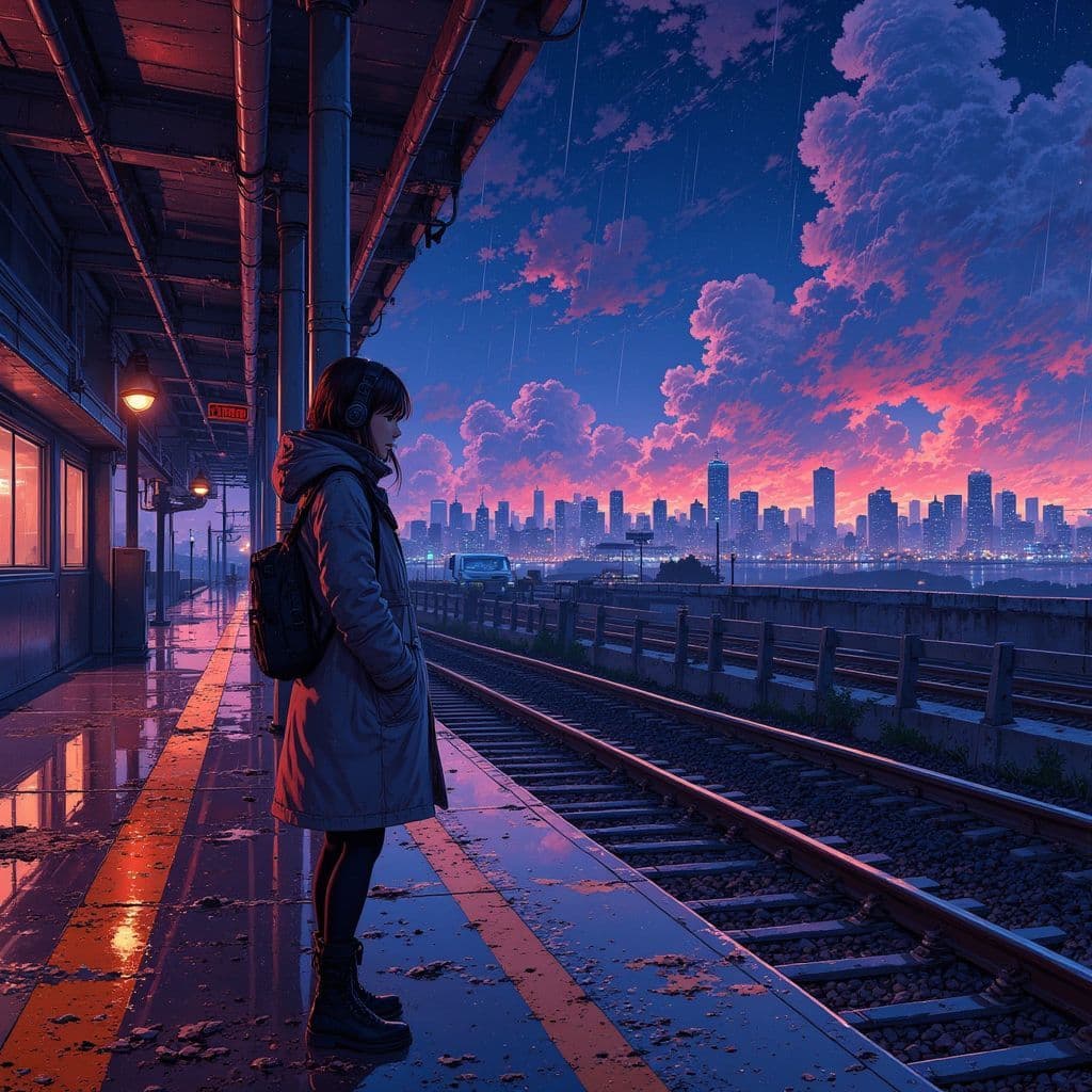Lo-Fi AI Album Cover
