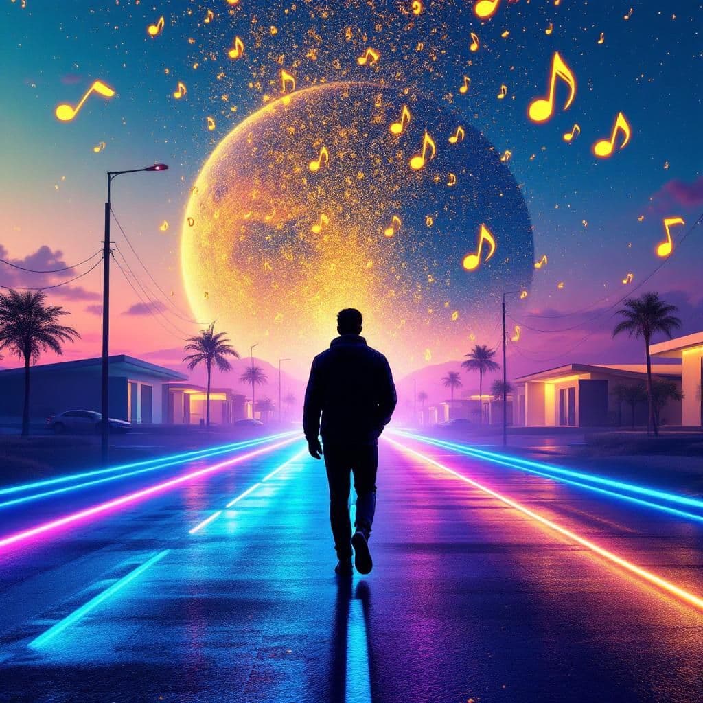 Afrobeat AI Album Cover