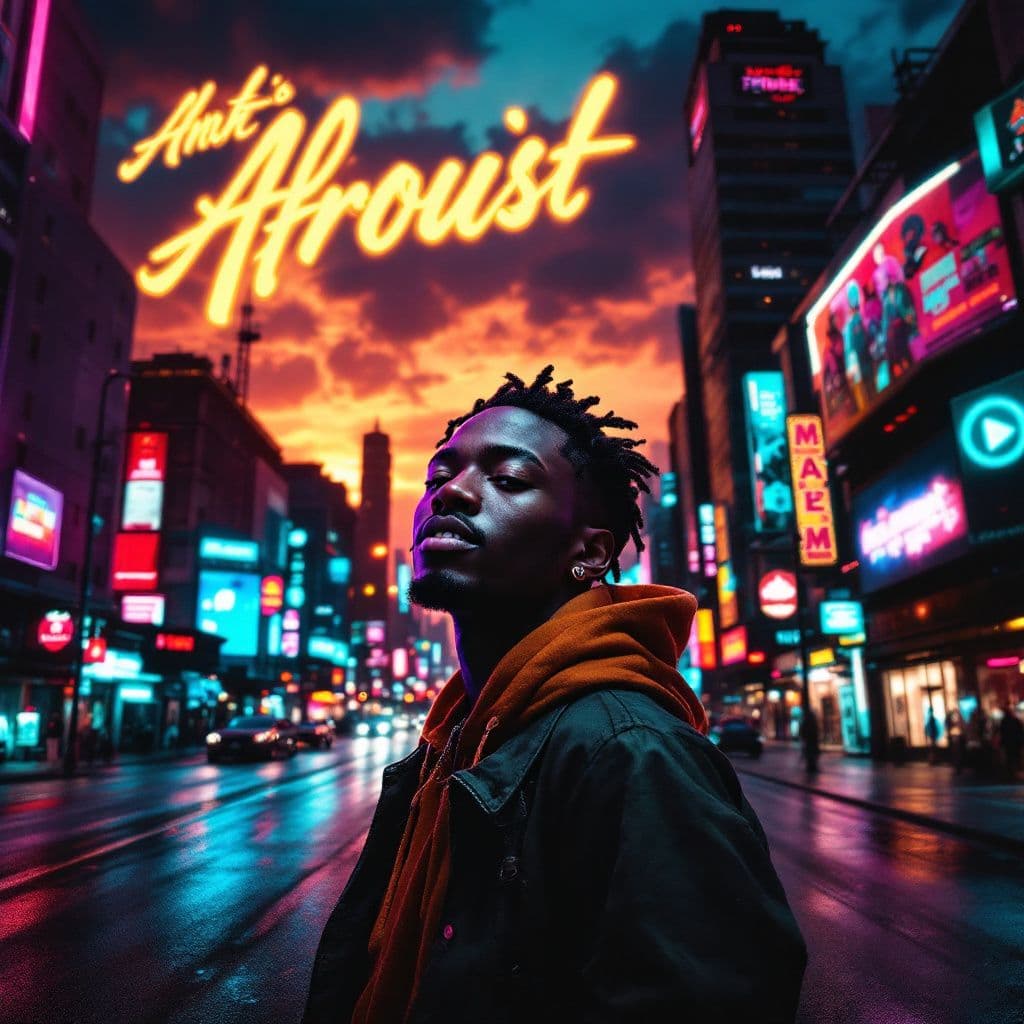 Afrobeat AI Album Cover