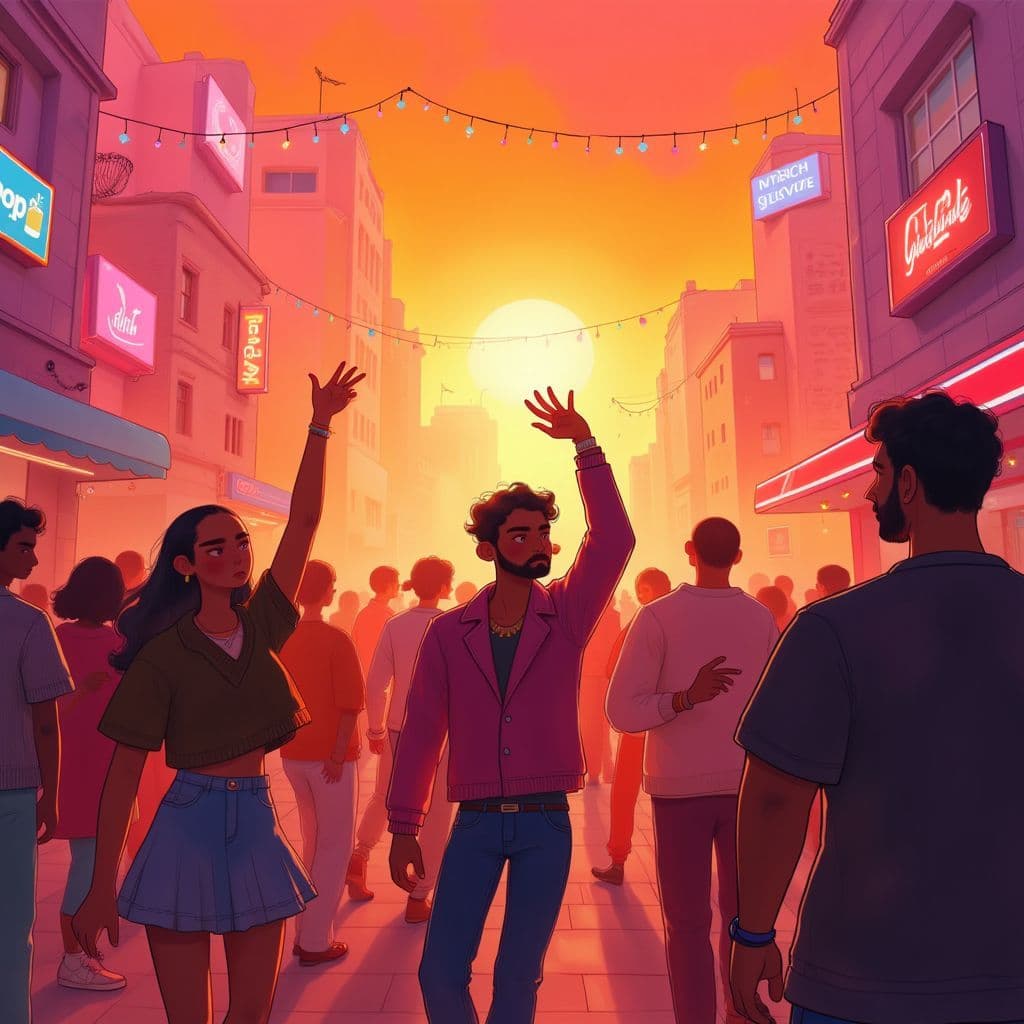 R&B AI Album Cover
