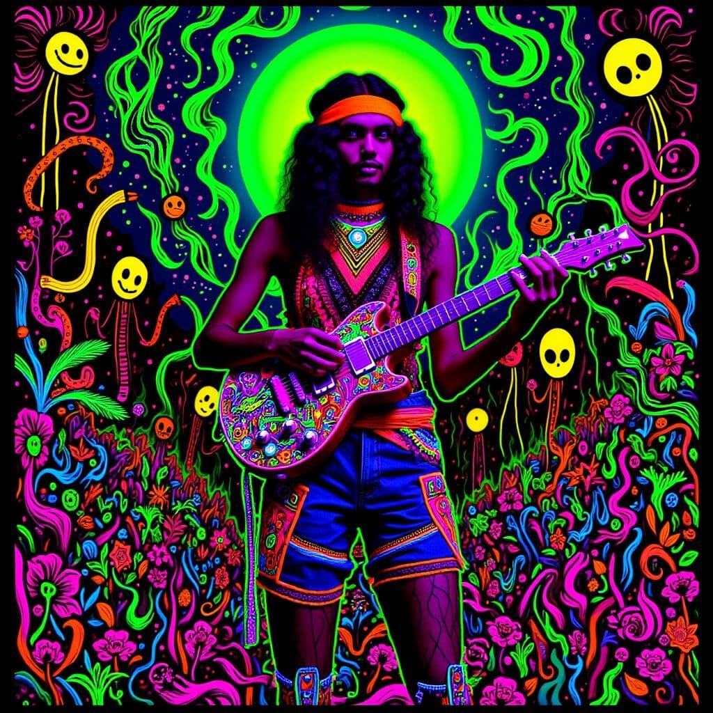 Reggae AI Album Cover