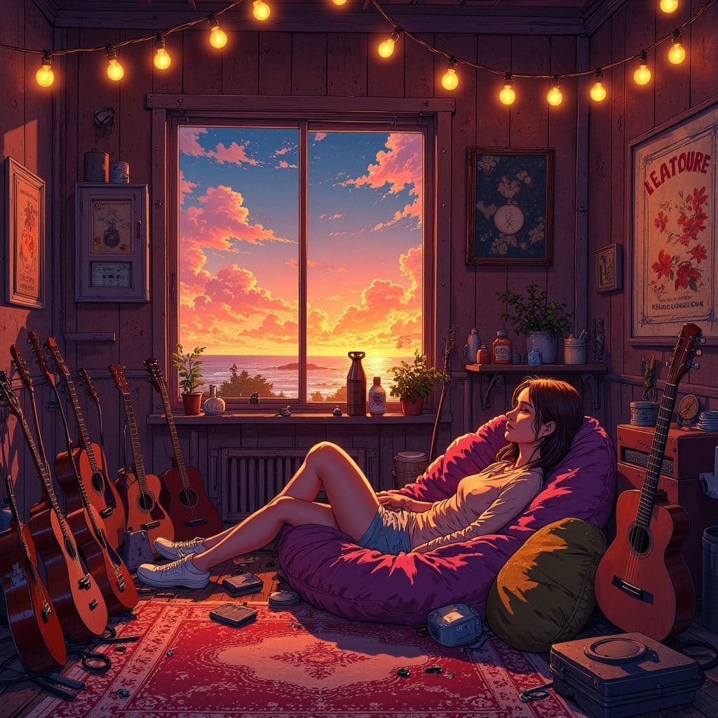 Lo-Fi AI Album Cover