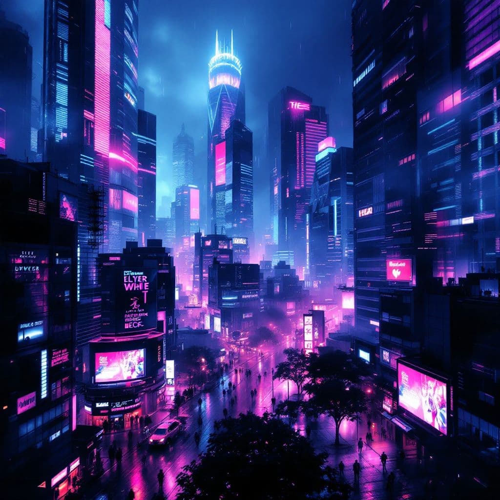 Techno AI Album Cover